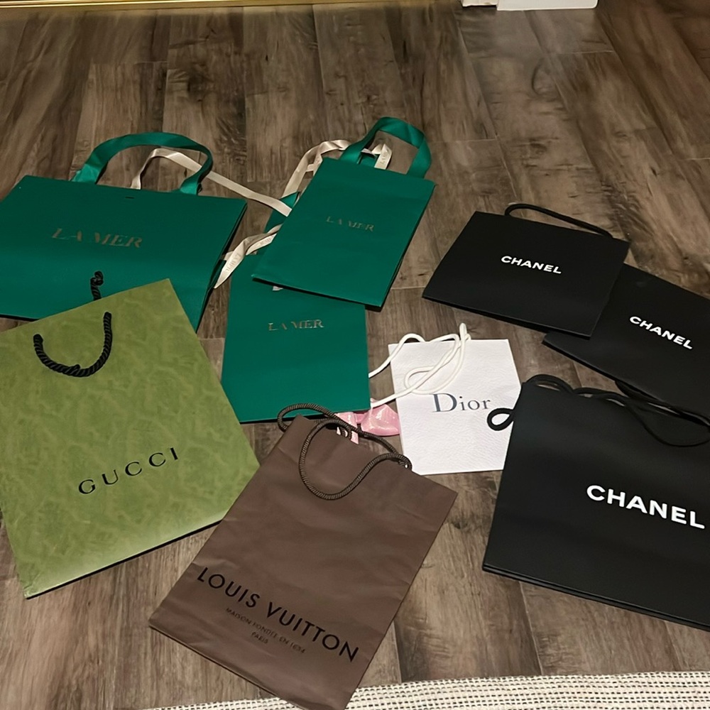 DESIGNER + LUXURY SHOPPING BAG BUNDLE